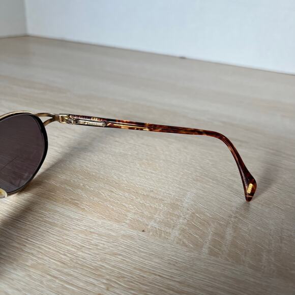 Vintage Gucci Sunglasses Oval Frame Tortoise Shell Gold RARE! - Picture 7 of 11